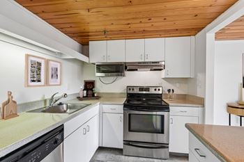 Stainless steel kitchen appliances